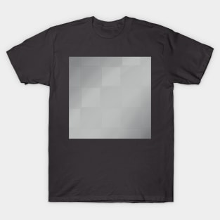 Metallic or Silver checker T-Shirt